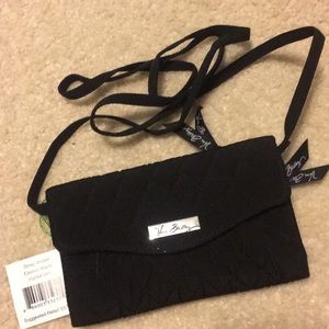 Vera Bradley Black Strap Wallet